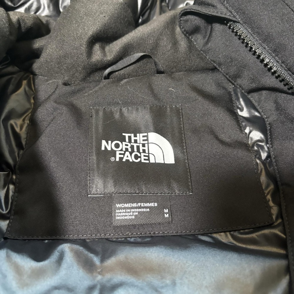 NWT The North Face Arctic Parka Coat Womens Medium Black DryVent Down Faux Fur - Picture 4 of 11